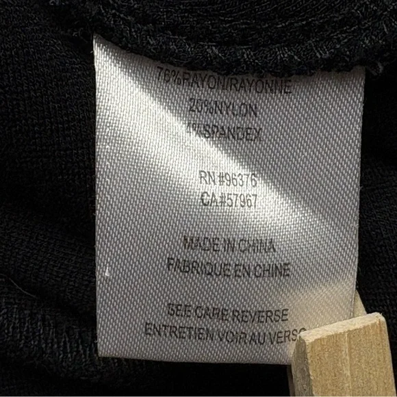 Samuel Dong Knit Flared Swirl Dress Or Duster Size M Full Zip Front Black - Picture 7 of 8